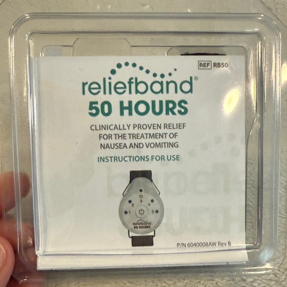 Gray Wearable for Nausea Relief